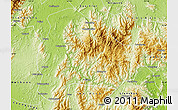 Physical Map of Jianghua