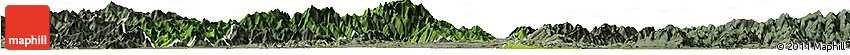 Satellite Horizon Map of Jiangyong, semi-desaturated