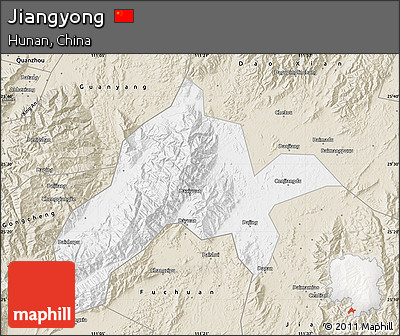Classic Style Map of Jiangyong