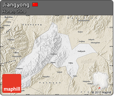 Classic Style Map of Jiangyong