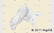 Classic Style Map of Jiangyong, single color outside