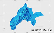 Political Map of Jiangyong, single color outside