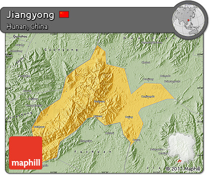 Savanna Style Map of Jiangyong