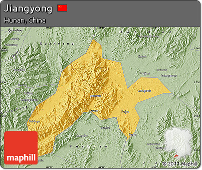 Savanna Style Map of Jiangyong