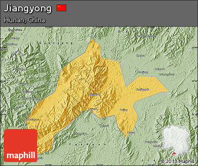 Savanna Style Map of Jiangyong