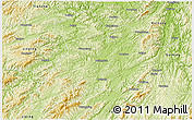Physical 3D Map of Jing Xian