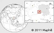 Blank Location Map of Jing Xian, highlighted parent region
