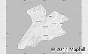 Gray Map of Jing Xian, single color outside