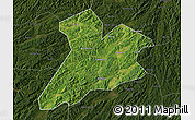 Satellite Map of Jing Xian, darken