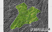 Satellite Map of Jing Xian, desaturated