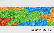 Political Panoramic Map of Jing Xian