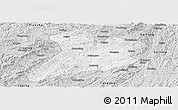 Silver Style Panoramic Map of Jing Xian