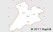 Classic Style Simple Map of Jing Xian, cropped outside