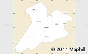 Classic Style Simple Map of Jing Xian, single color outside