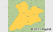 Savanna Style Simple Map of Jing Xian