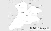 Silver Style Simple Map of Jing Xian