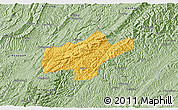 Savanna Style 3D Map of Jishou