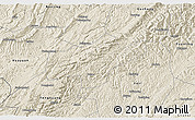 Shaded Relief 3D Map of Jishou