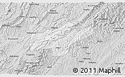 Silver Style 3D Map of Jishou