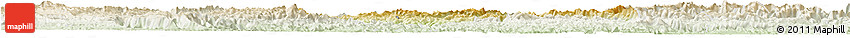 Physical Horizon Map of Jishou, lighten Physical Horizon Map of Jishou, lighten
