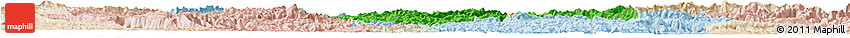 Political Horizon Map of Jishou, lighten Political Horizon Map of Jishou, lighten