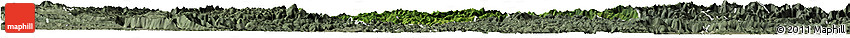 Satellite Horizon Map of Jishou, semi-desaturated