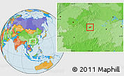 Political Location Map of Jishou