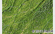 Satellite Map of Jishou