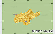 Savanna Style Map of Jishou, single color outside