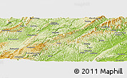Physical Panoramic Map of Jishou