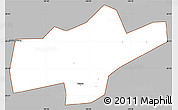 Gray Simple Map of Jishou, cropped outside
