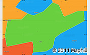 Political Simple Map of Jishou