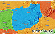 Political 3D Map of Laiyang