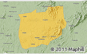 Savanna Style 3D Map of Laiyang
