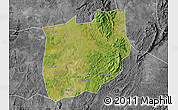 Satellite Map of Laiyang, desaturated