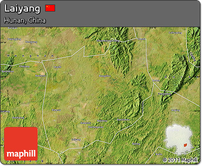 Satellite Map of Laiyang