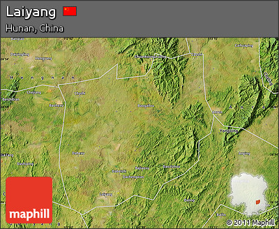 Satellite Map of Laiyang