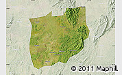 Satellite Map of Laiyang, lighten