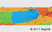 Political Panoramic Map of Laiyang