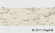 Shaded Relief Panoramic Map of Laiyang