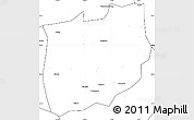Blank Simple Map of Laiyang