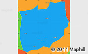 Political Simple Map of Laiyang