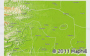 Physical 3D Map of Li Xian