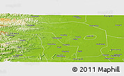 Physical Panoramic Map of Li Xian