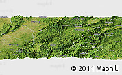 Satellite Panoramic Map of Ling Xian