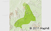 Physical 3D Map of Lingling, lighten