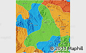 Political 3D Map of Lingling