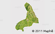 Satellite 3D Map of Lingling, cropped outside