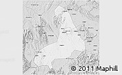 Silver Style 3D Map of Lingling