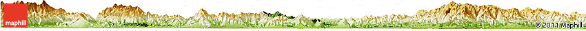 Satellite Horizon Map of Lingling, physical outside